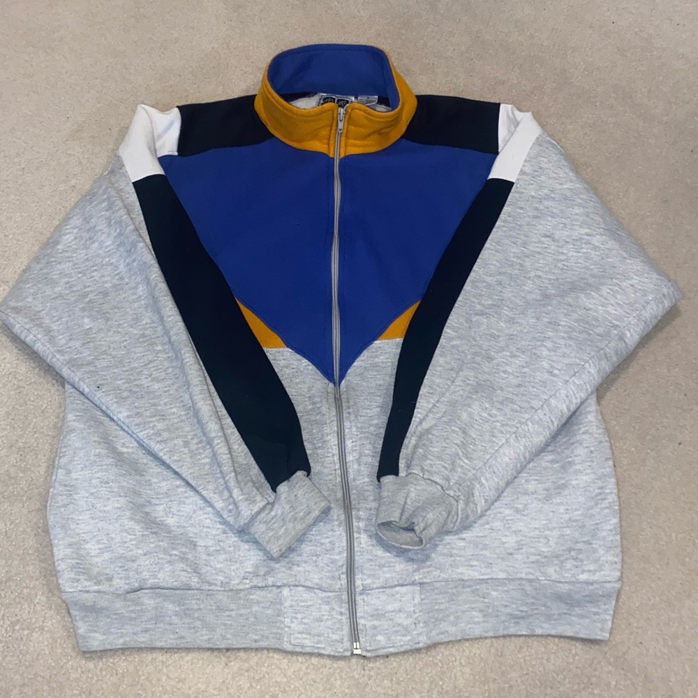 Colorblock Light Jacket Full Front Zip - Picture 2 of 4